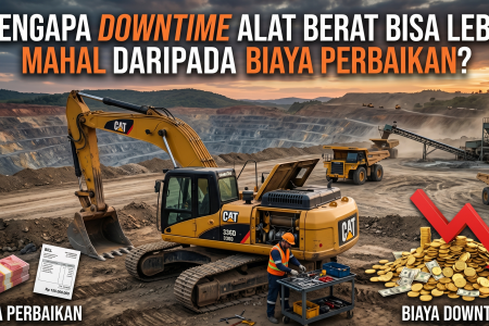 Downtime Alat Berat: Kerugian yang Sering Lebih Besar dari Harga Kerusakan