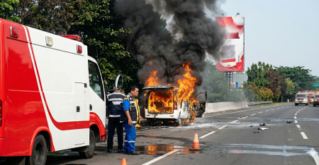Kendaraan Listrik Terbakar di Tol JORR 2026: Risiko Teknologi Baru dan Strategi Asuransi yang Wajib Dipahami